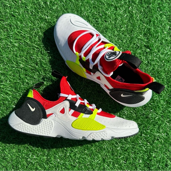 Nike Kids Red and White Athletic Shoes - Picture 10 of 12